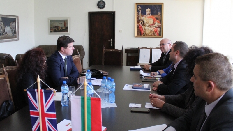 The management of the Municipality of Ruse met with the British ambassador H.E. Rob Dixon