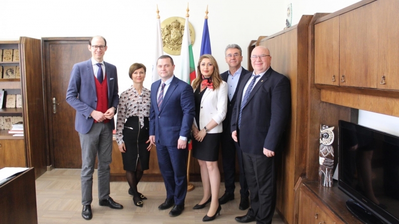 Mayor Pencho Milkov met with the trade counselor of the Austrian embassy