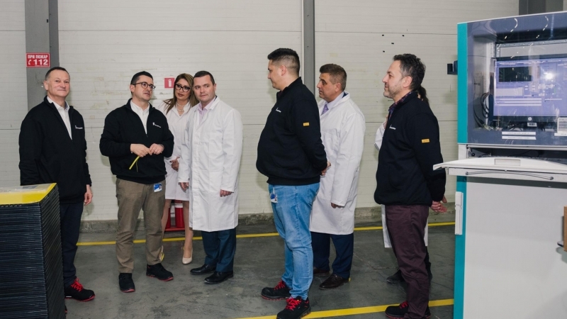 Mayor Pencho Milkov visited the production base of the German company "Eberspächer"